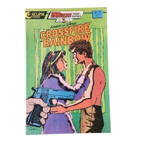 Eclipse Crossfire And Rainbow #3 1986 Comic Book Collector Bagged Boarded